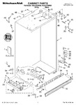 Diagram for 01 - Cabinet Parts