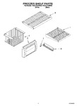 Diagram for 03 - Freezer Shelf Parts