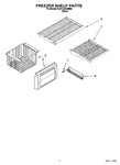 Diagram for 03 - Freezer Shelf Parts