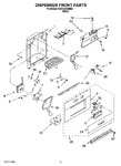 Diagram for 12 - Dispenser And Front Parts