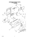 Diagram for 12 - Dispenser And Front Parts