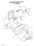 Diagram for 12 - Dispenser Front