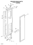 Diagram for 11 - Freezer Door Parts