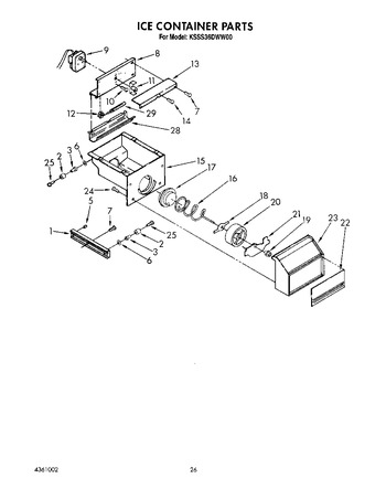 Diagram for KSSS36DWW00