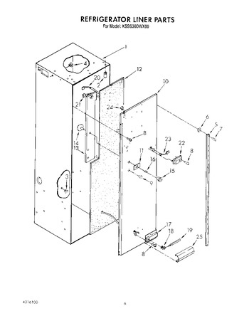 Diagram for KSSS36DWX00