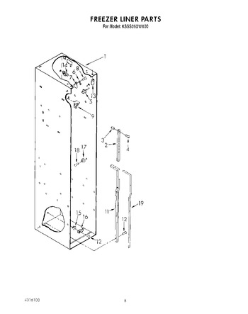 Diagram for KSSS36DWX00