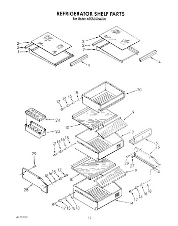 Diagram for KSSS36DWX00