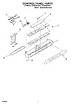 Diagram for 05 - Control Panel Parts