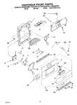 Diagram for 12 - Dispenser And Front Parts