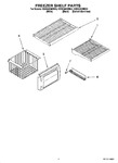 Diagram for 03 - Freezer Shelf Parts