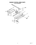 Diagram for 08 - Freezer Control Panel