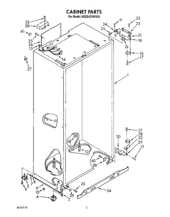 Diagram for KSSS42DWX00