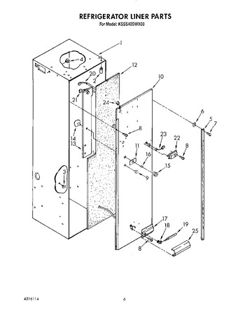 Diagram for KSSS42DWX00