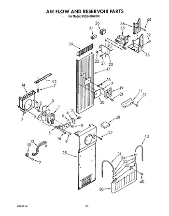 Diagram for KSSS42DWX00