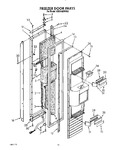 Diagram for 12 - Freezer Door