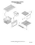 Diagram for 03 - Freezer Shelf Parts