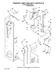 Diagram for 08 - Freezer Liner And Air Flow Parts