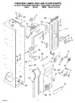 Diagram for 08 - Freezer Liner And Air Flow