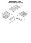 Diagram for 03 - Freezer Shelf Parts