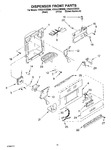 Diagram for 12 - Dispenser And Front Parts