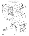 Diagram for 13 - Dispenser Front