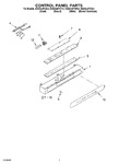 Diagram for 05 - Control Panel Parts