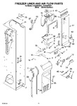 Diagram for 08 - Freezer Liner And Air Flow Parts