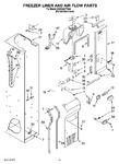 Diagram for 08 - Freezer Liner And Air Flow Parts