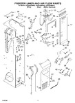 Diagram for 08 - Freezer Liner And Air Flow Parts