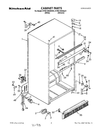 Diagram for KTRC18KXWH01