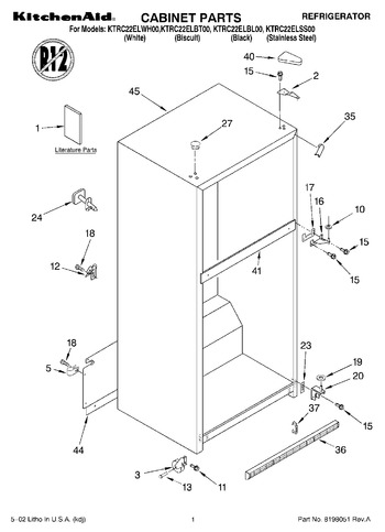 Diagram for KTRC22ELWH00