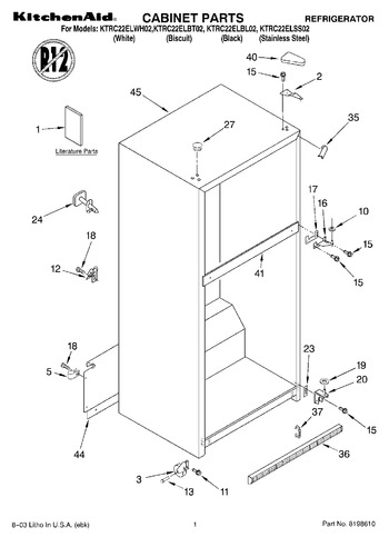 Diagram for KTRC22ELWH02