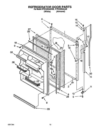 Diagram for KTRC22KAWH00