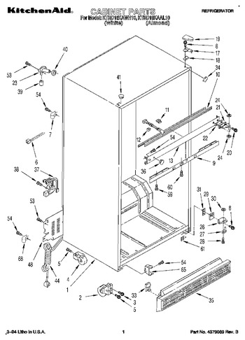 Diagram for KTRD18KAWH10