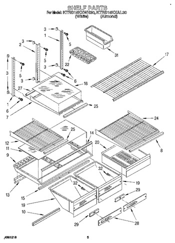 Diagram for KTRD18KXWH30