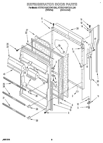 Diagram for KTRD18KXWH30