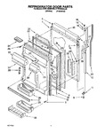 Diagram for 06 - Refrigerator Door