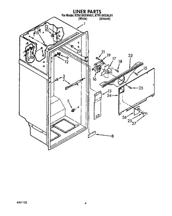 Diagram for KTRI18KXWH01