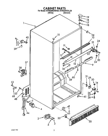 Diagram for KTRS20KXWH20