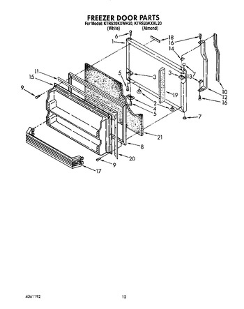 Diagram for KTRS20KXWH20