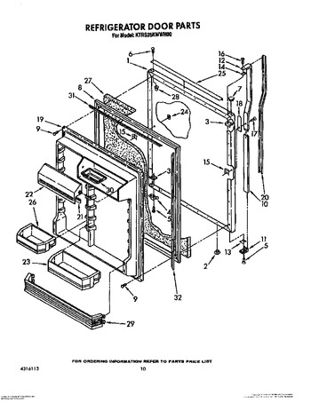 Diagram for KTRS25KWAL00