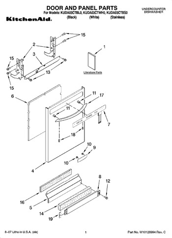 Diagram for KUDA03CTBS0