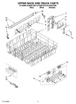 Diagram for 09 - Upper Rack And Track Parts