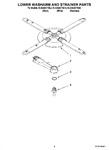 Diagram for 04 - Lower Washarm And Strainer Parts