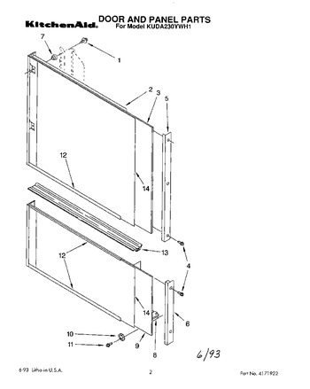 Diagram for KUDA230YWH1