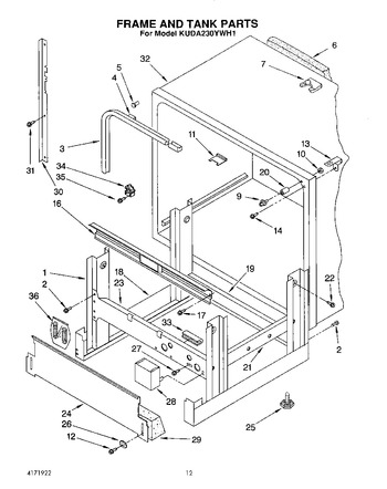 Diagram for KUDA230YWH1