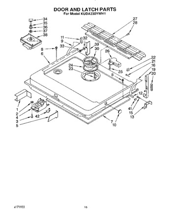 Diagram for KUDA230YWH1