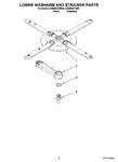 Diagram for 04 - Lower Washarm And Strainer Parts