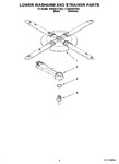 Diagram for 04 - Lower Washarm And Strainer Parts