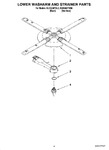 Diagram for 04 - Lower Washarm And Strainer Parts